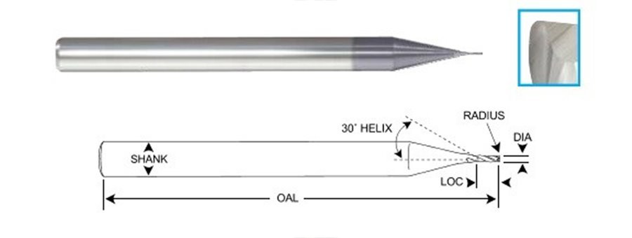 miniature end mills